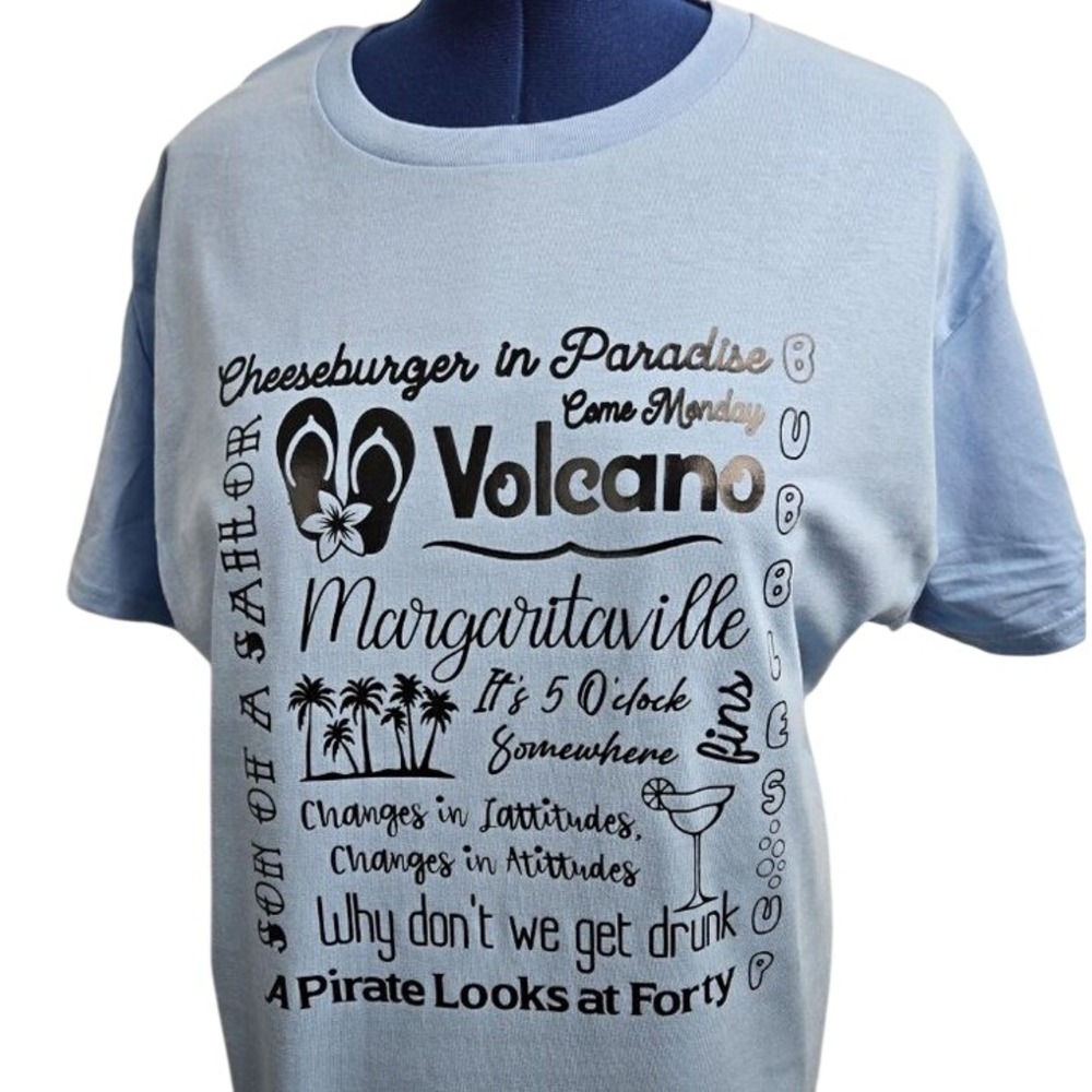 Be the envy of every Parrot Head with this one-of-a-kind tee that sings‎